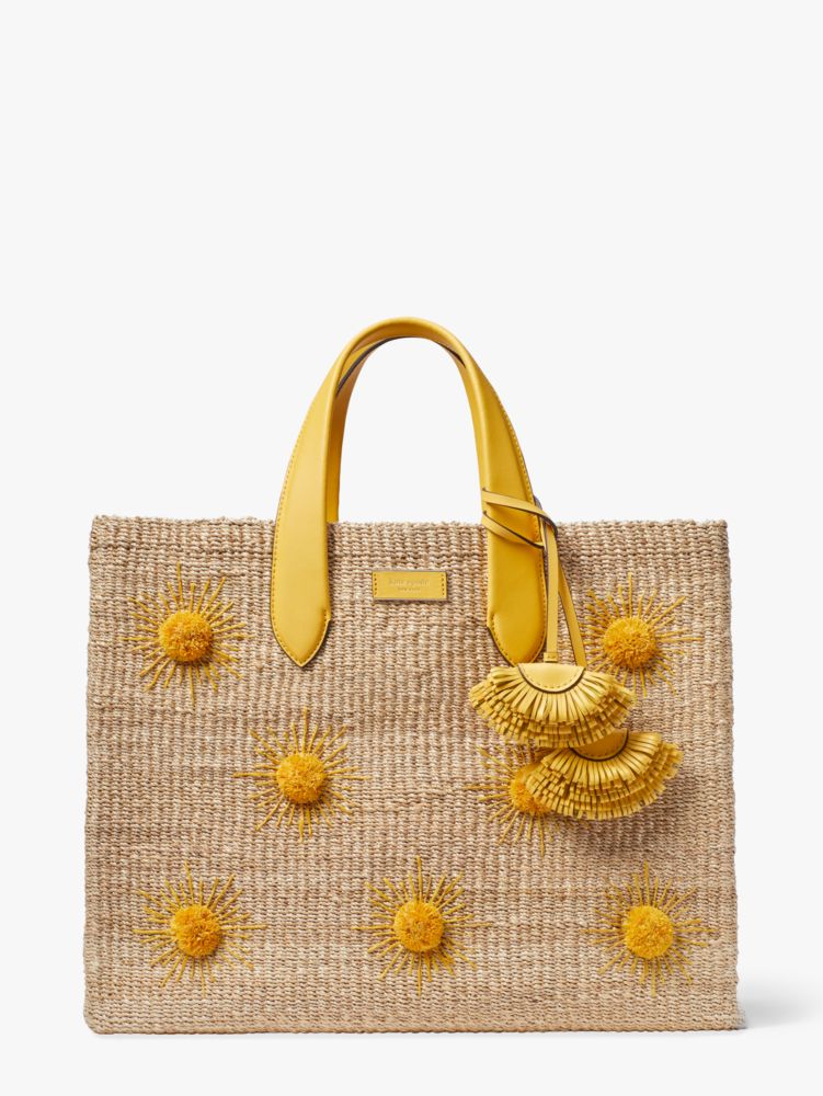 Manhattan Sun Raffia Large Tote Kate Spade New York