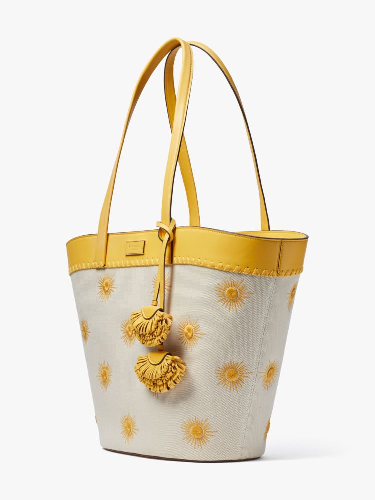 kate spade, Bags, Kate Spade New Yorkpier Sun Embroidered Canvas Medium Tote  Bag