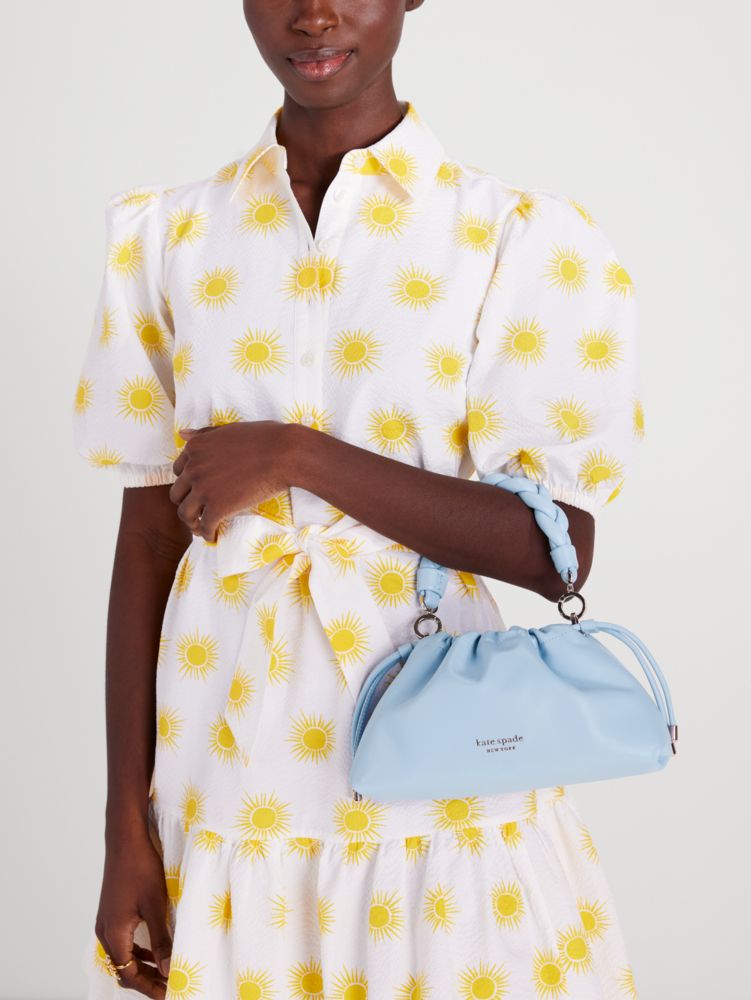 Kate Spade,メレンゲ スムース ナッパ レザー スモール クロスボディ,バッグ,セレステブルー