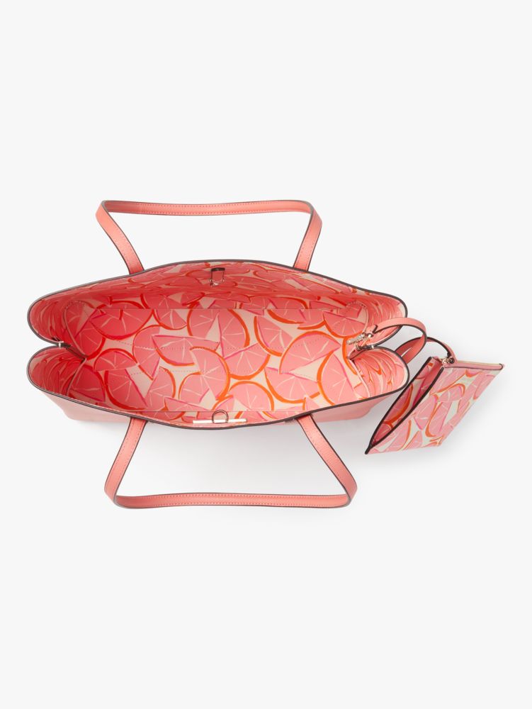 【VIP特価】Kate Spade Leather Grapefruit Sticker ポシェット ラベル ポシェット（ショルダーバッグ）｜kate spade new york