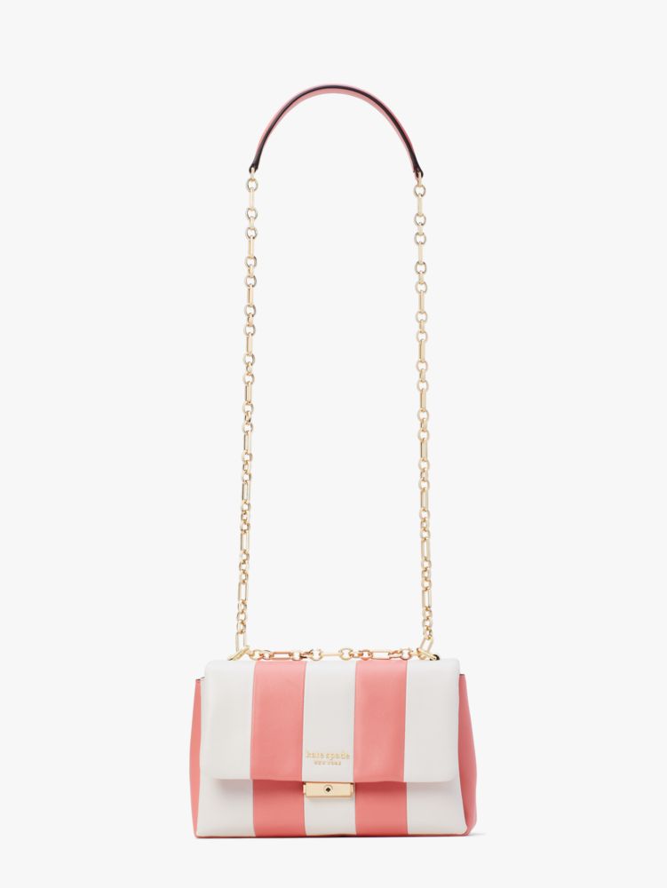 Kate Spade,Carlyle Striped Medium Shoulder Bag,Medium,Garden Rose Multi