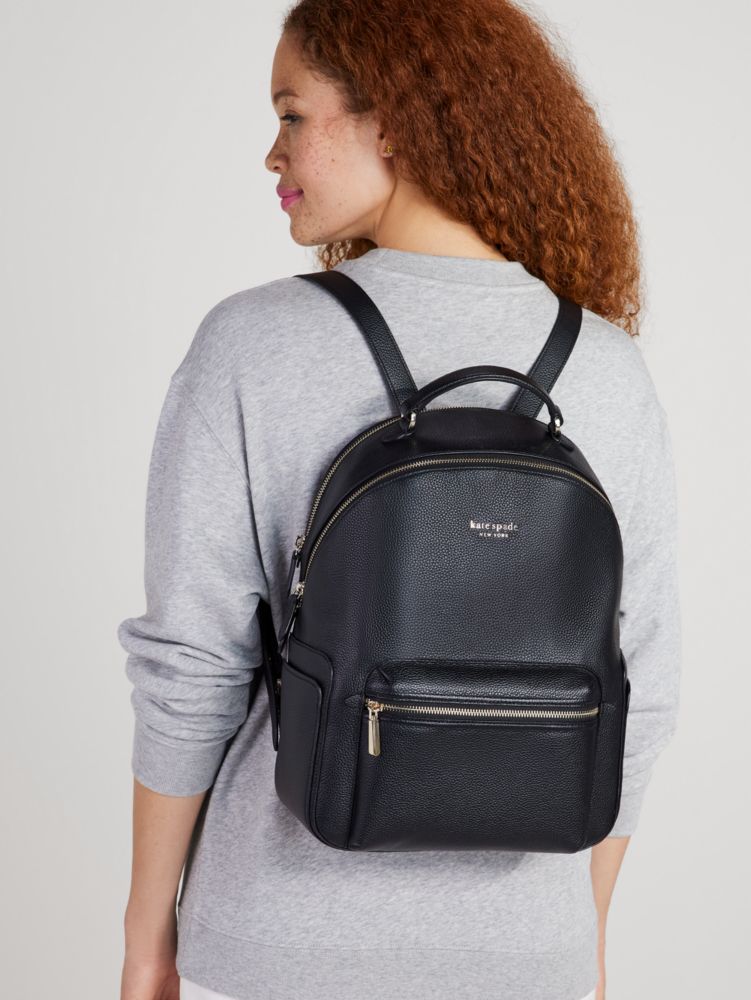 Kate Spade,Hudson Large Backpack,backpacks,Large,Casual,Black