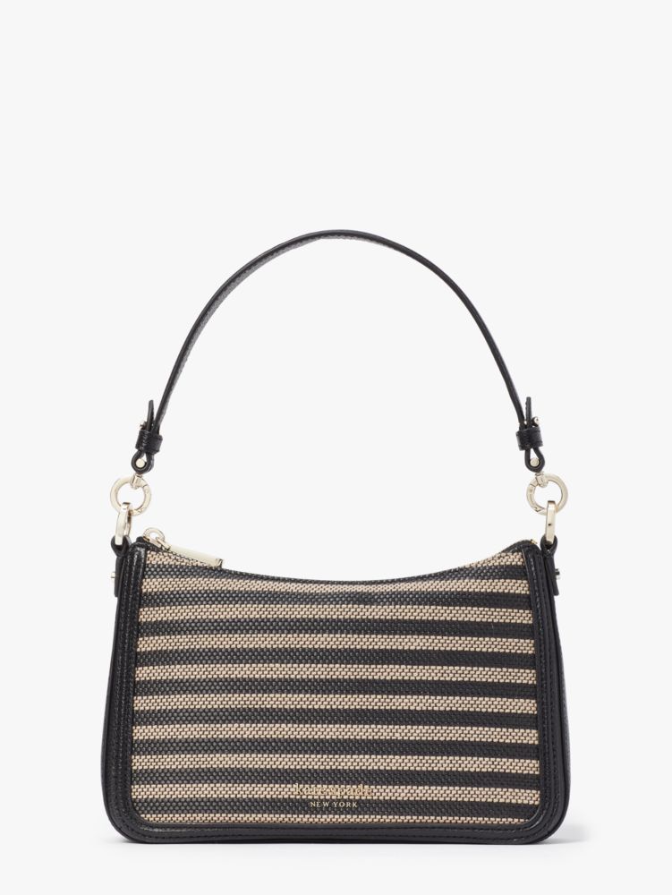 Kate Spade,Hudson Striped Medium Convertible Crossbody,crossbody bags,Medium,Casual,Black Multi