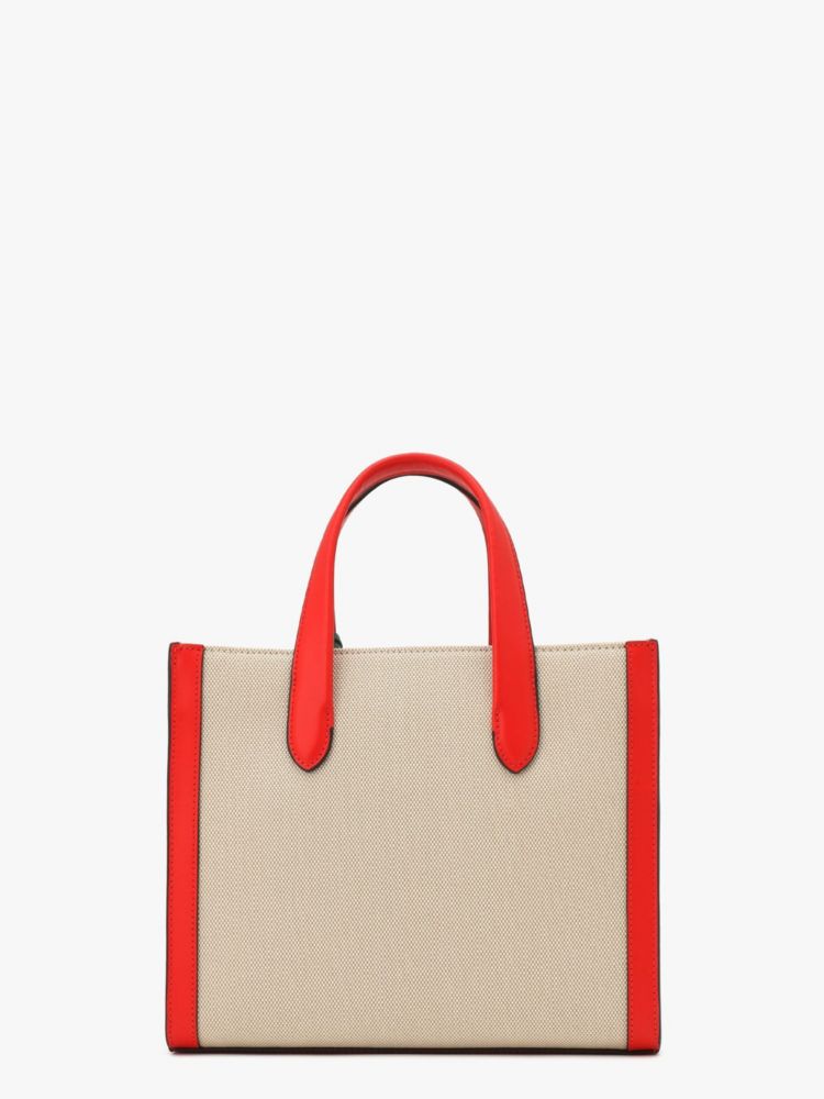 マンハッタン トマト エンブロイダード キャンバス スモール トート, , Product