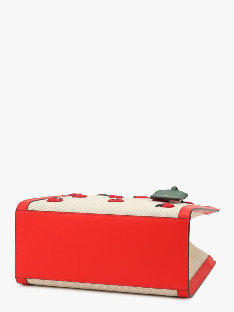 マンハッタン トマト エンブロイダード キャンバス スモール トート, , Product
