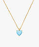 My Love December Heart Pendant, Turquoise, ProductTile