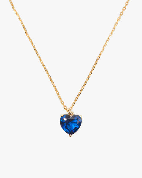 Kate Spade,my love september heart pendant,Sapphire