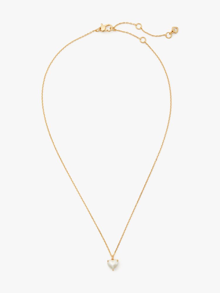 Kate Spade,my love june heart pendant,Pearl