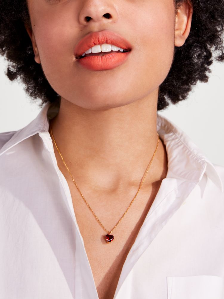 Kate Spade,My Love April Heart Pendant,