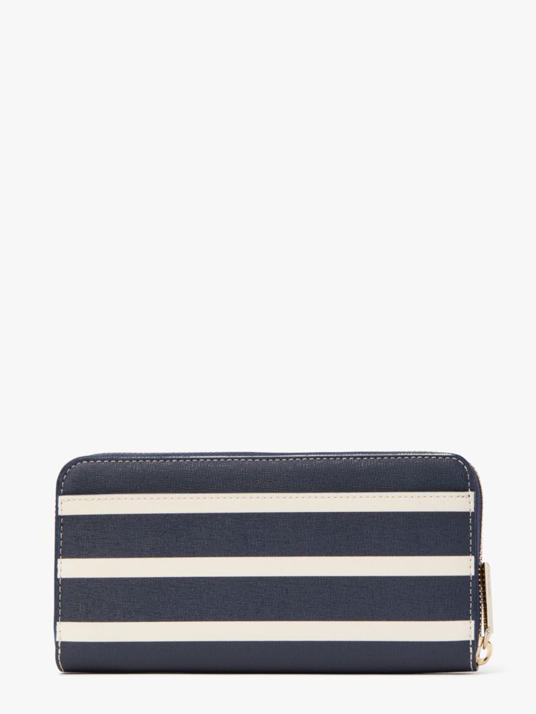 Kate Spade,Sunkiss Embellished Zip-Around Continental Wallet,