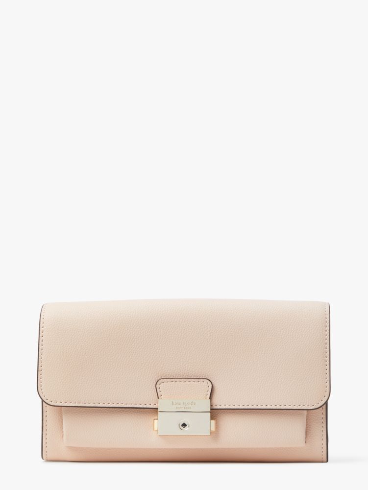 Kate Spade,Voyage Crossbody Wallet,Small,Evening,Pale Dogwood