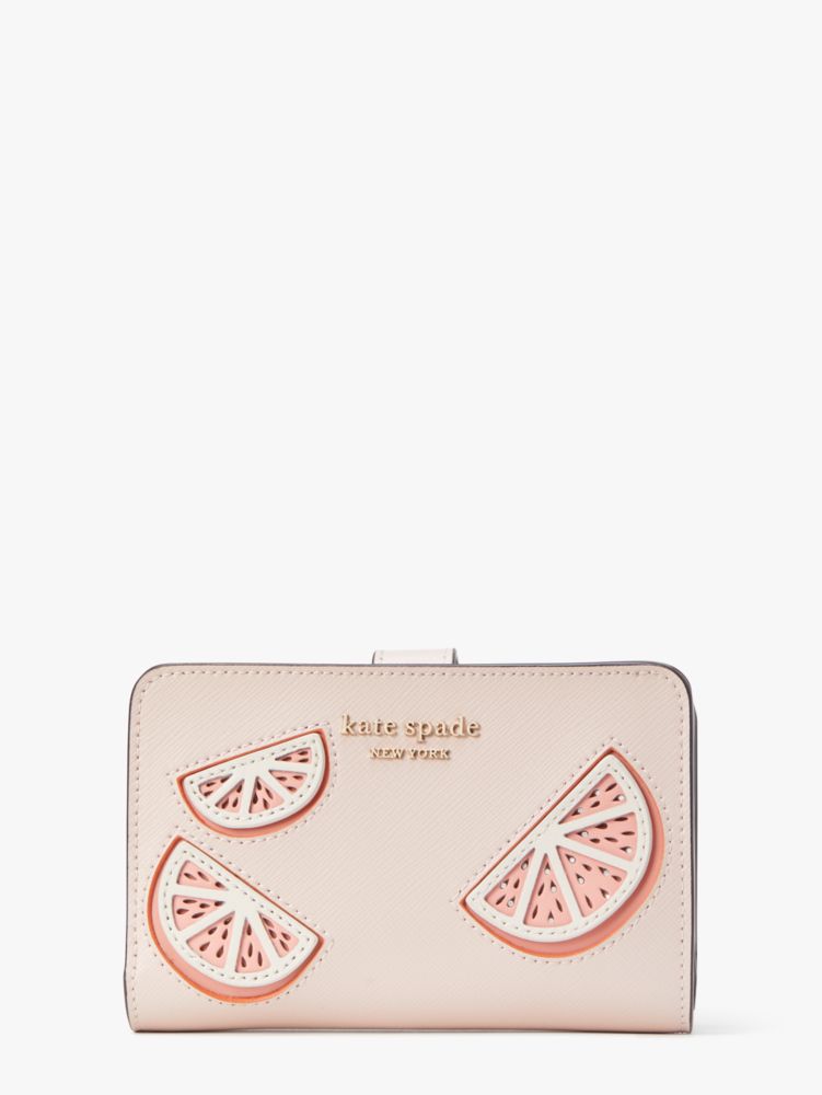 Kate Spade,Tini Embellished Compact Wallet,