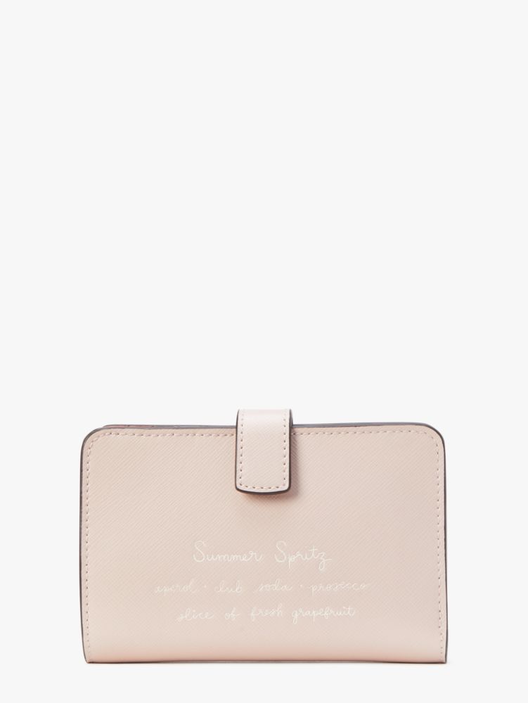 Kate Spade,Tini Embellished Compact Wallet,