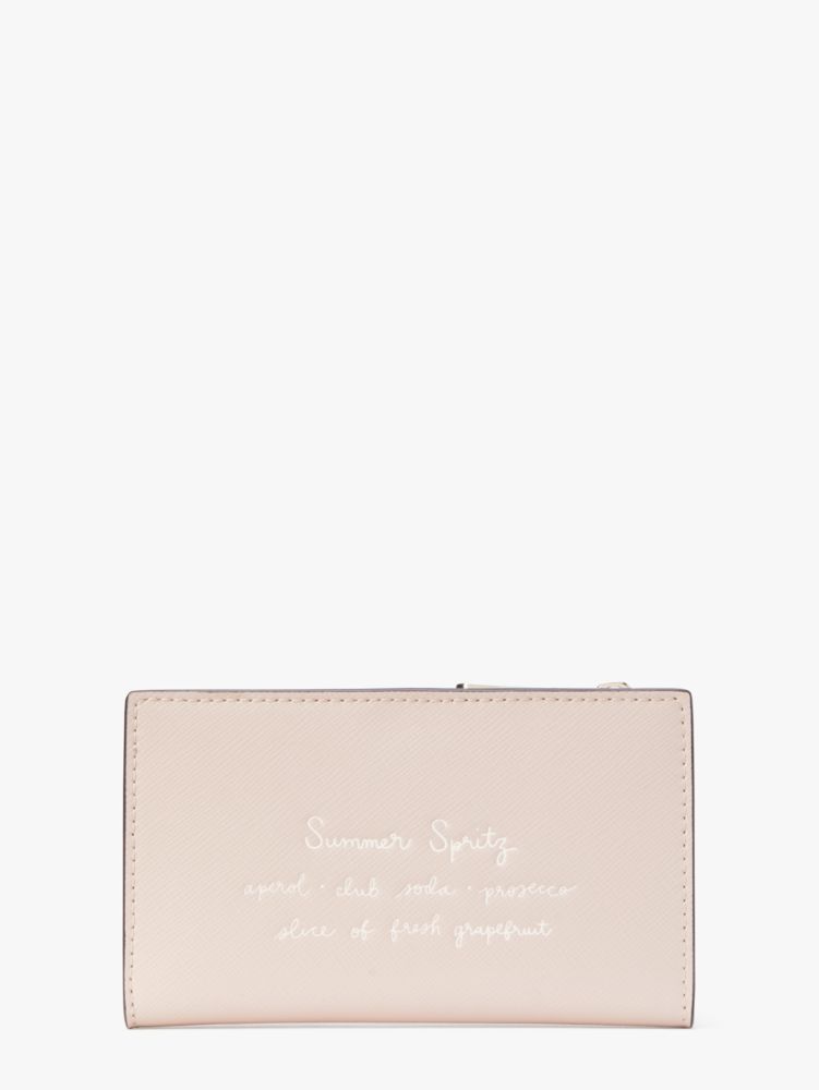 Tini Embellished Small Slim Bifold Wallet, , Product