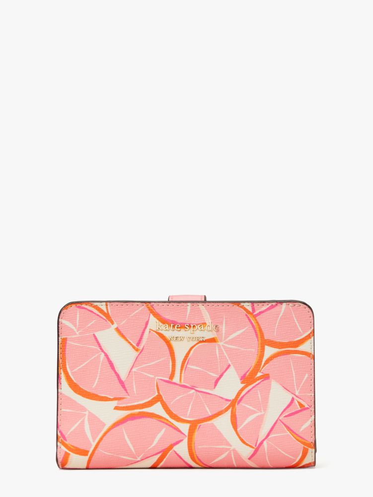 Spencer Grapefruit Compact Wallet | Kate Spade New York