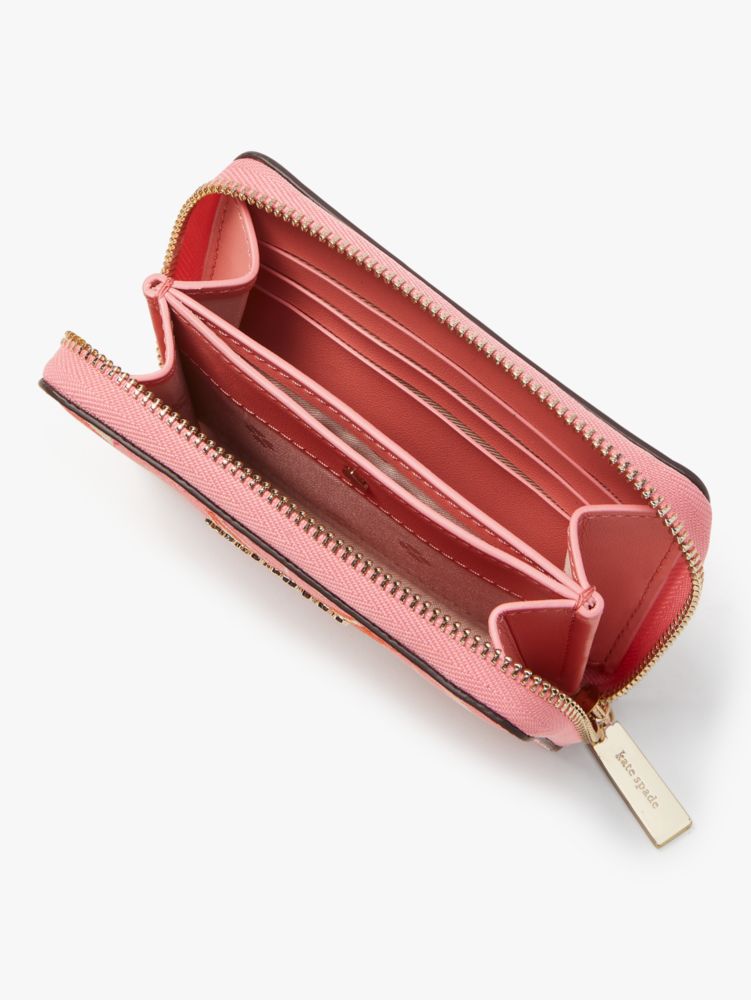 Kate Spade,spencer grapefruit zip card case,