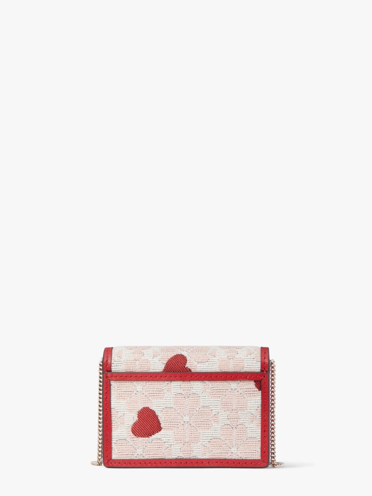 スペード フラワー ジャカード ハート チェーン カード ケース, , Product