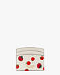 Kate Spade,Spencer Tomato Dot Embellished Cardholder,cardholders,