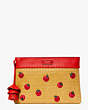 Kate Spade,Roma Embellished Tomato Straw Clutch,wristlets & pouches,