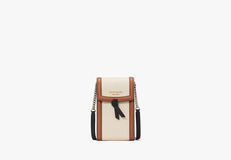 Kate Spade,Knott Colorblocked North South Phone Crossbody,Small,Allspice Cake Multi image number 0