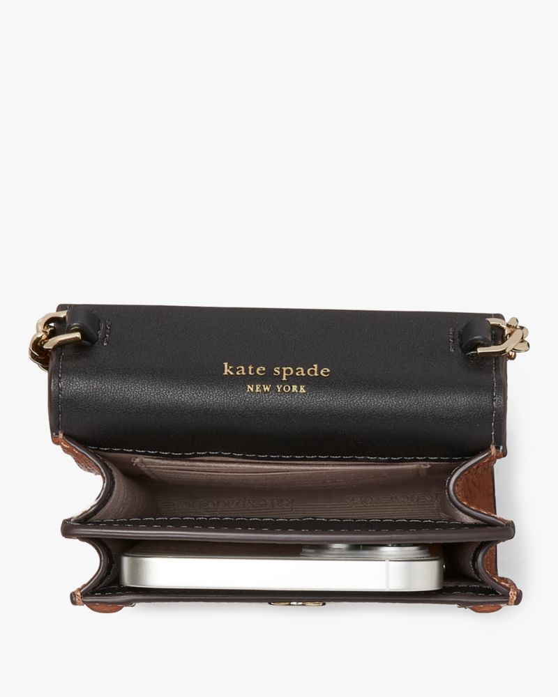 Kate Spade New York Knott Colorblock Leather Phone Crossbody Bag - Allspice Cake Multi