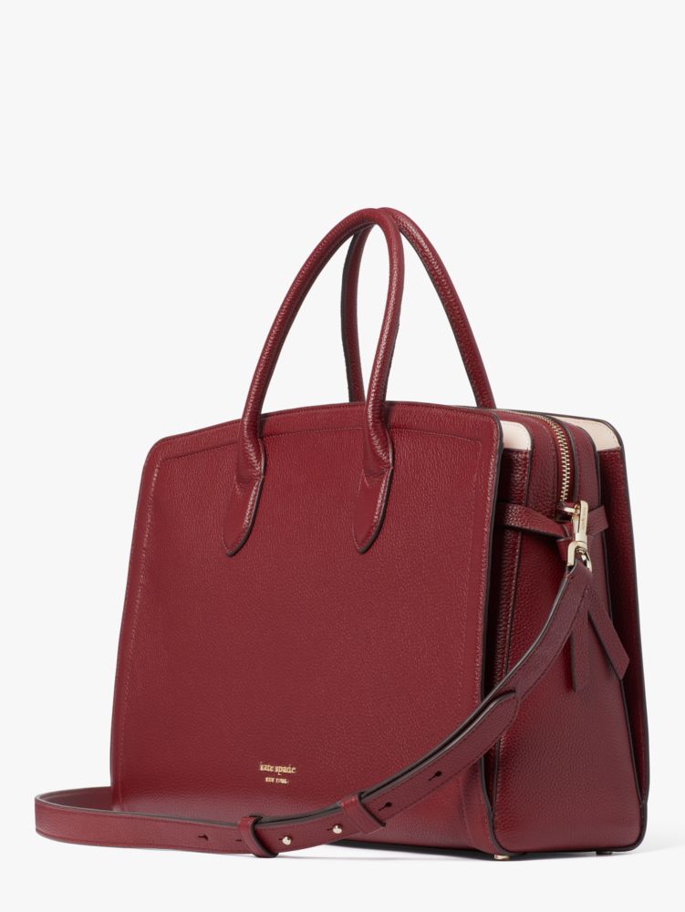 Kate Spade,Knott Commuter Laptop Bag,laptop bags,Work,Autumnal Red