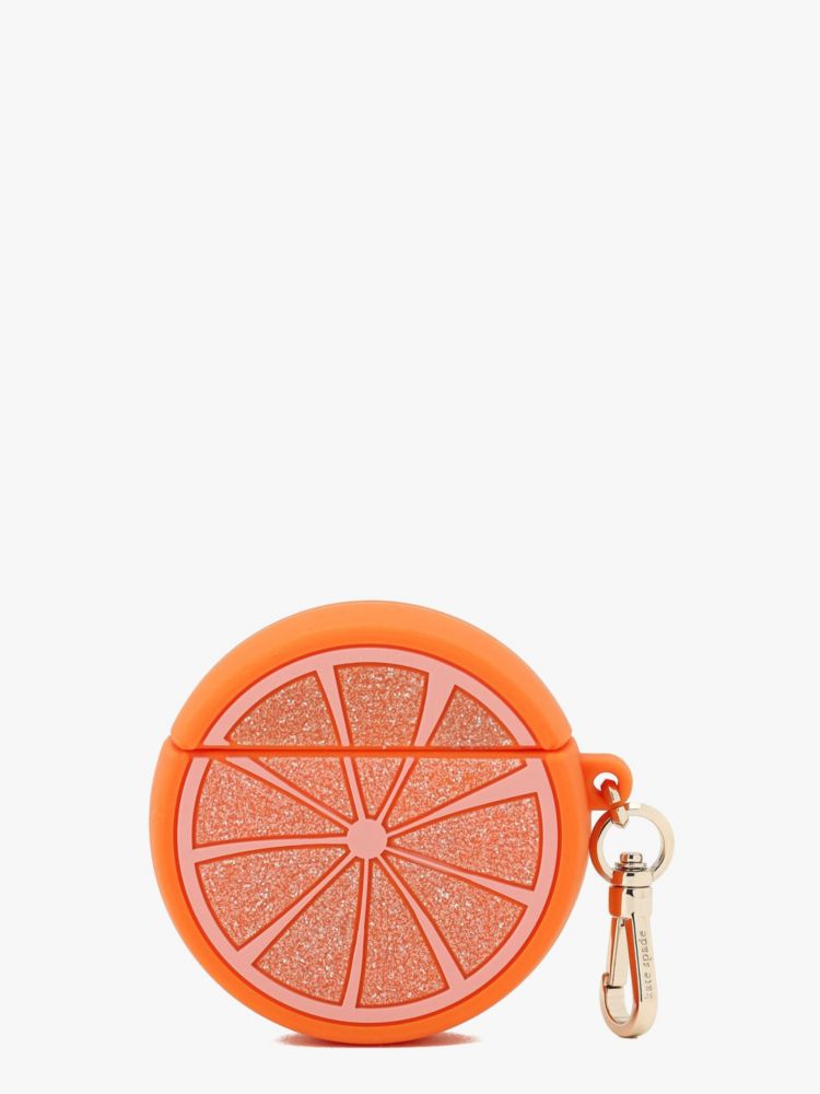 Kate Spade,ティニ シリコン グレープフルーツ エアーポッズ ケース,モバイルアクセサリー,