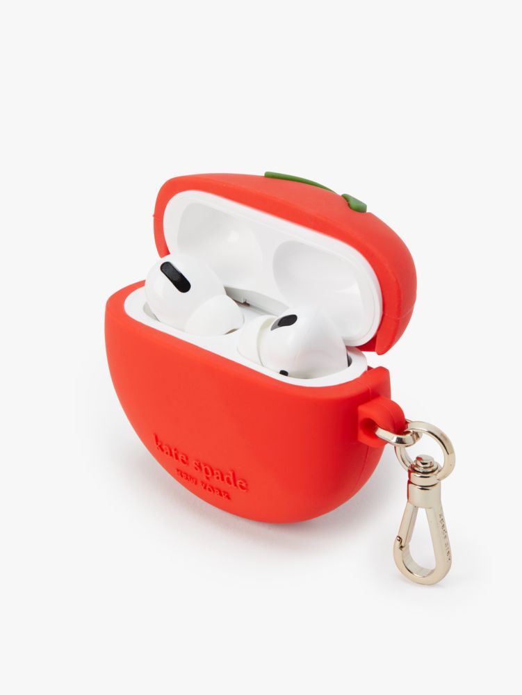 Roma Silicone Tomato Airpod Pro Case, Bright Red, Product