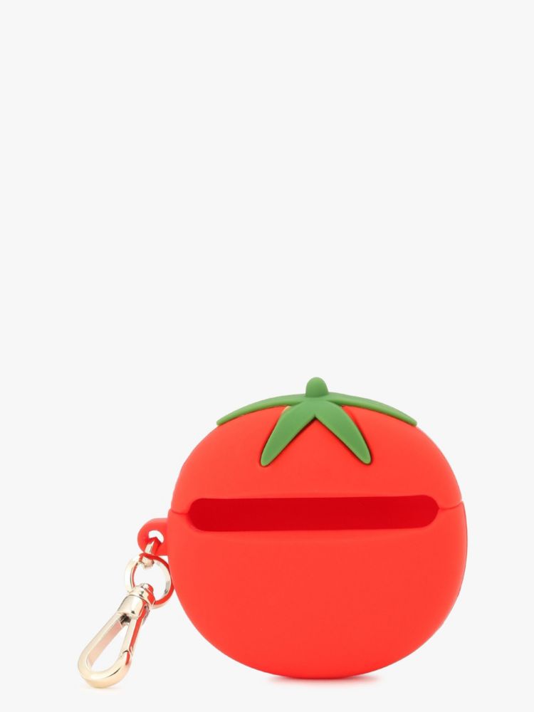 Kate Spade,ローマ シリコン トマト エアーポッズ PRO ケース,モバイルアクセサリー,