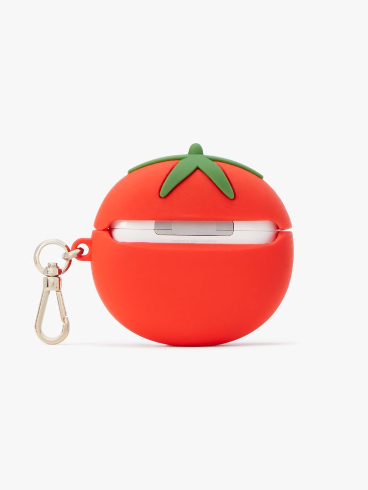 Kate Spade,ローマ シリコン トマト エアーポッズ PRO ケース,モバイルアクセサリー,