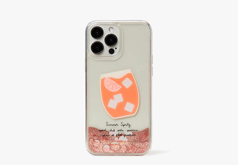 Campari Liquid Glitter iPhone 13 Pro Max Case, , Product