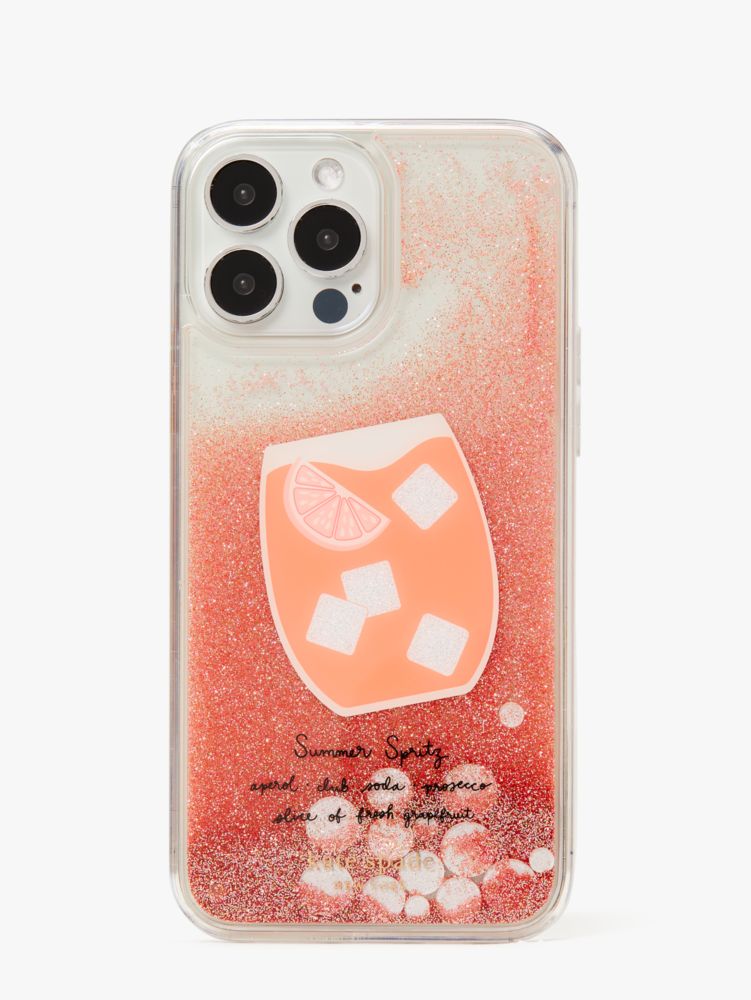 Shop kate spade new york Glitter Logo iPhone 13 Smart Phone Cases