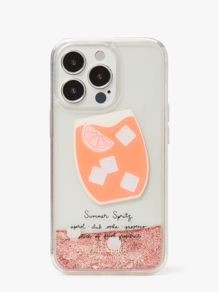 Campari Liquid Glitter iPhone 13 Pro Case