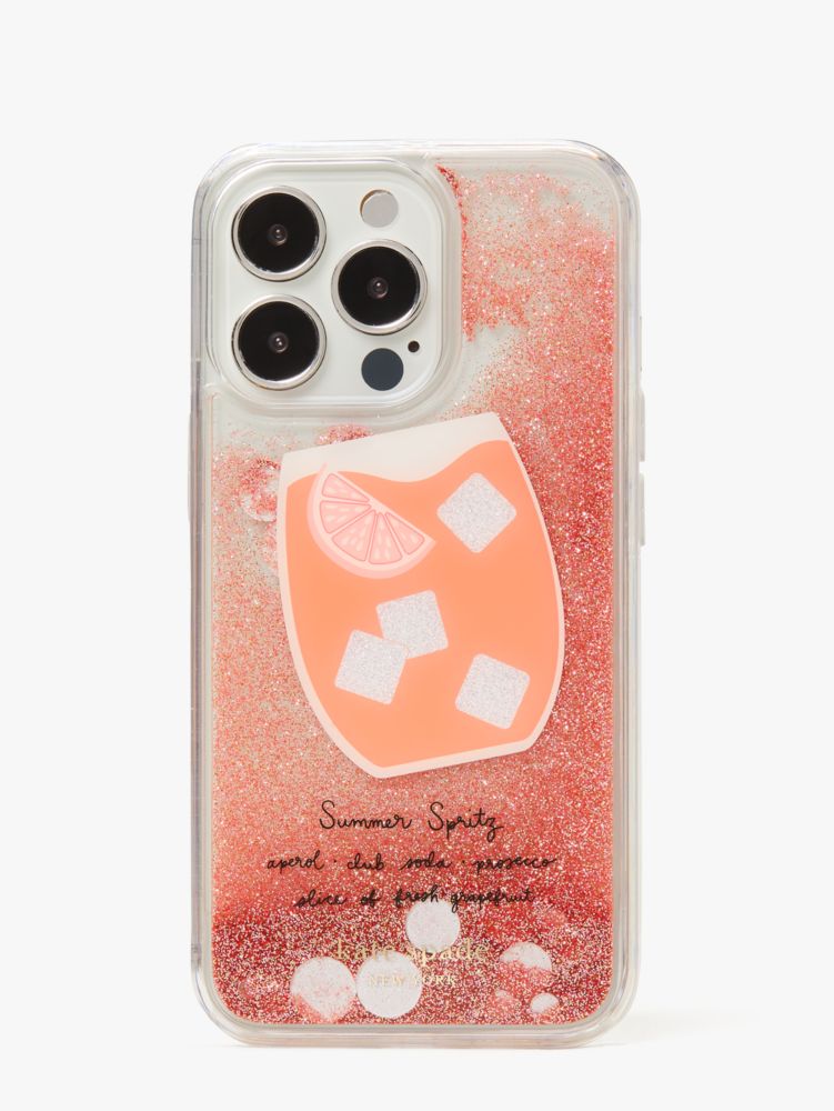 Campari Liquid Glitter iPhone 13 Pro Case