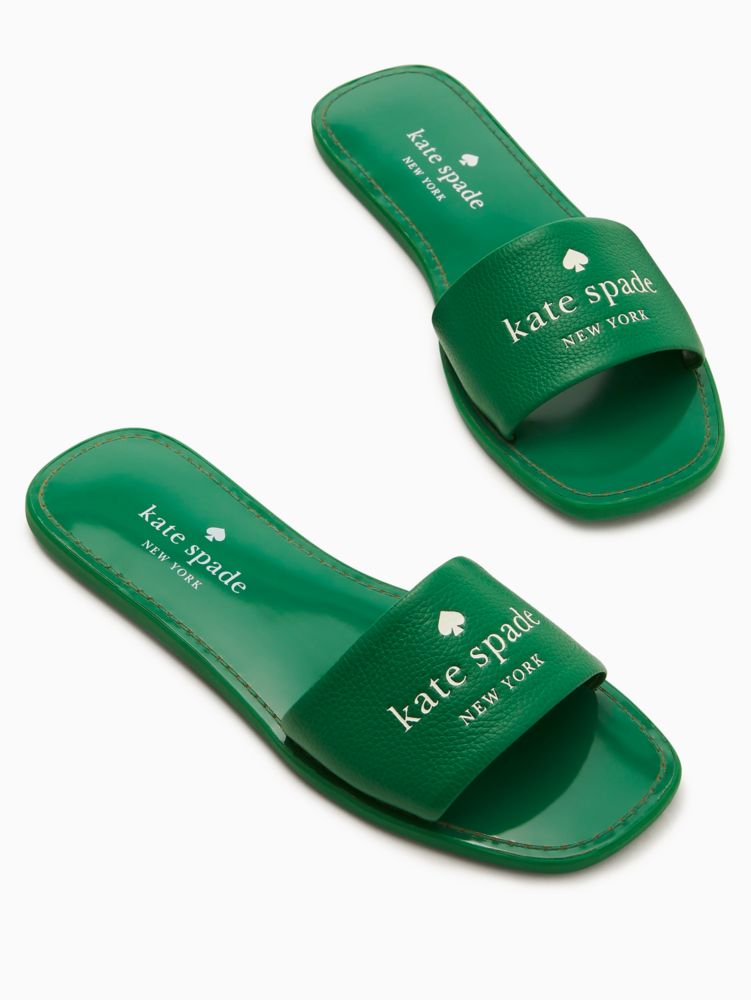 Kate spade green sandals new arrivals