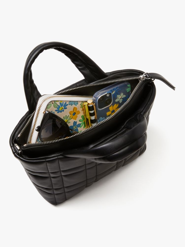 Kate Spade,ソフトウェア キルテッド レザー ミニ トート,