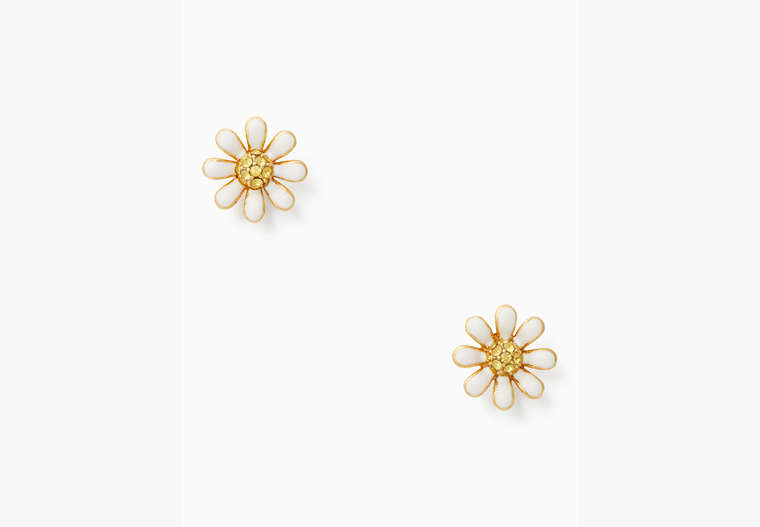 Kate Spade,dazzling daisies studs,earrings,White Multi image number 0