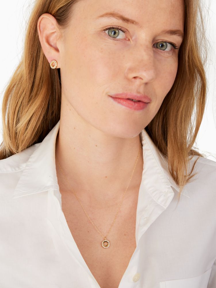 Kate spade necklace on sale and earring set