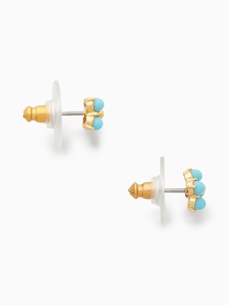 Kate Spade,miosotis flower studs,Turquoise