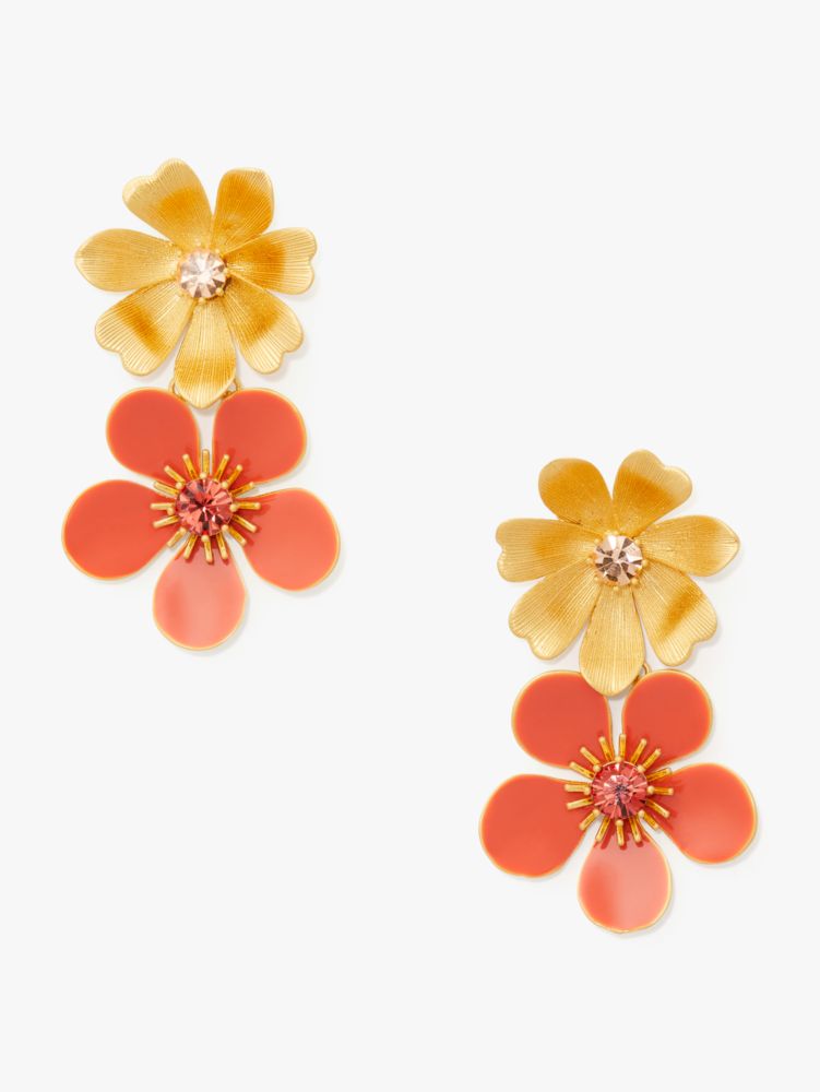 Garden Party Double Drop Earrings Kate Spade New York Kate Spade New York