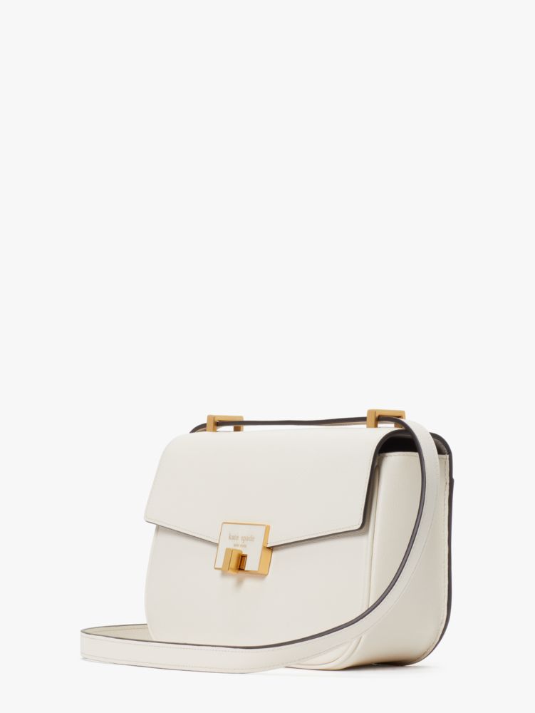 Kate Spade,ケイティ ツイストロック ミディアム ショルダー バッグ,ショルダーバッグ,パーチメント