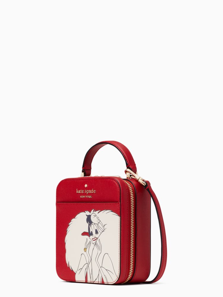 Kate Spade Disney 101 Dalmatians Cruella Red Vanity Crossbody 