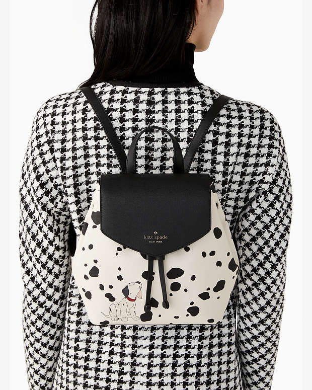 Disney X Kate Spade New York Medium Flap 101 Dalmatians Backpack