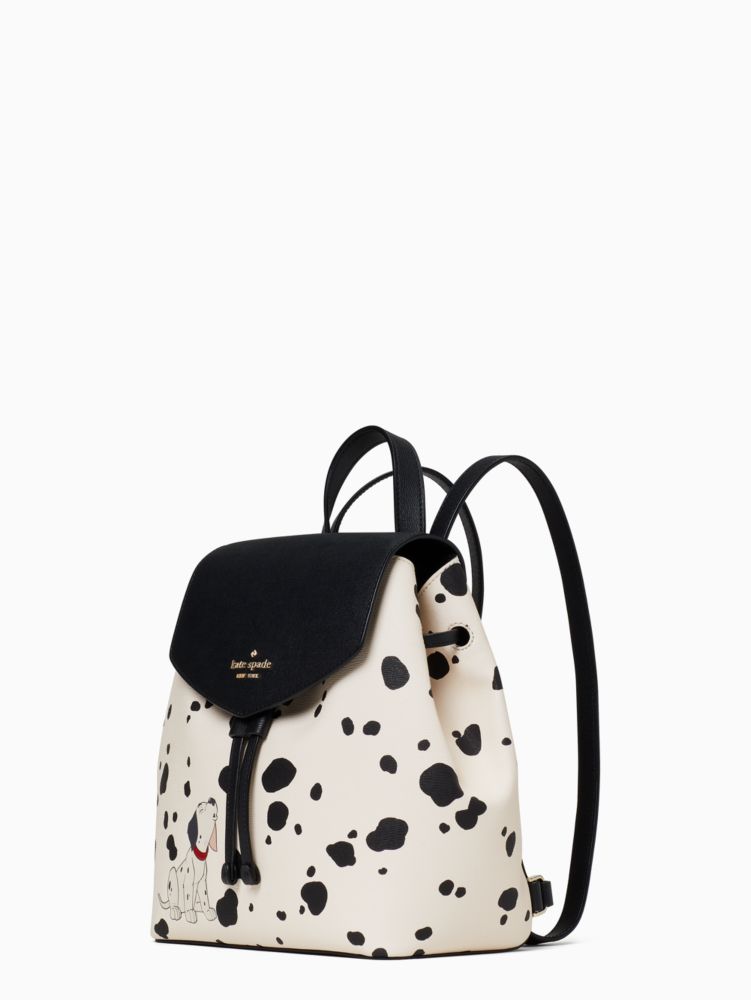 Kate Spade,disney x kate spade new york medium flap 101 dalmatians backpack,Parchment Multi