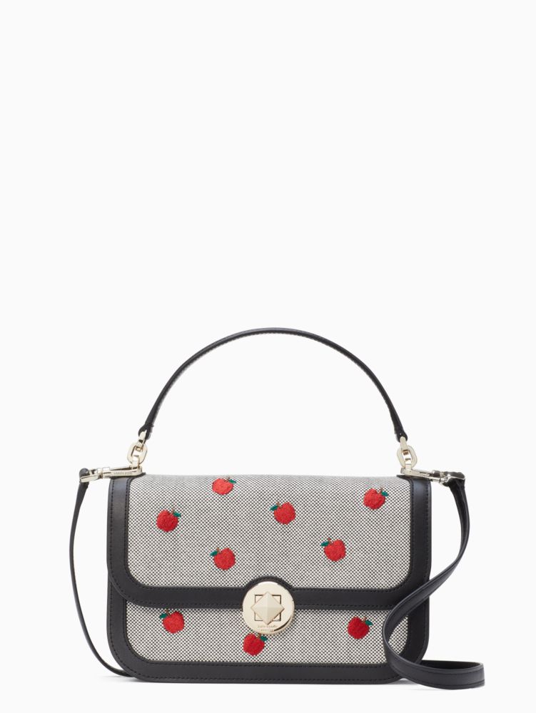 Kate Spade,audrey apple flap crossbody bag,crossbody bags,