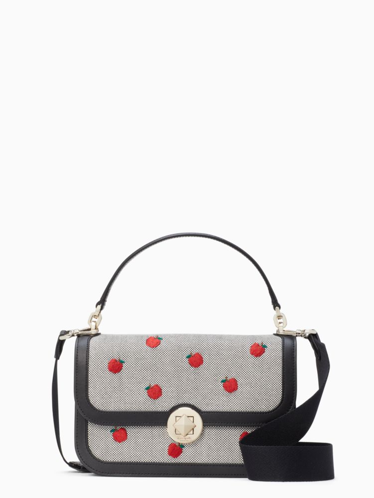 Kate Spade,audrey apple flap crossbody bag,crossbody bags,