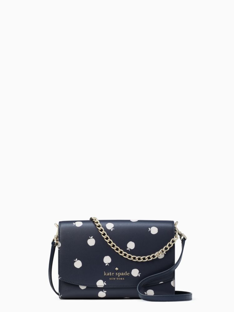 Kate Spade,Carson Orchard Toss Convertible Crossbody,Blazer Blue Multi