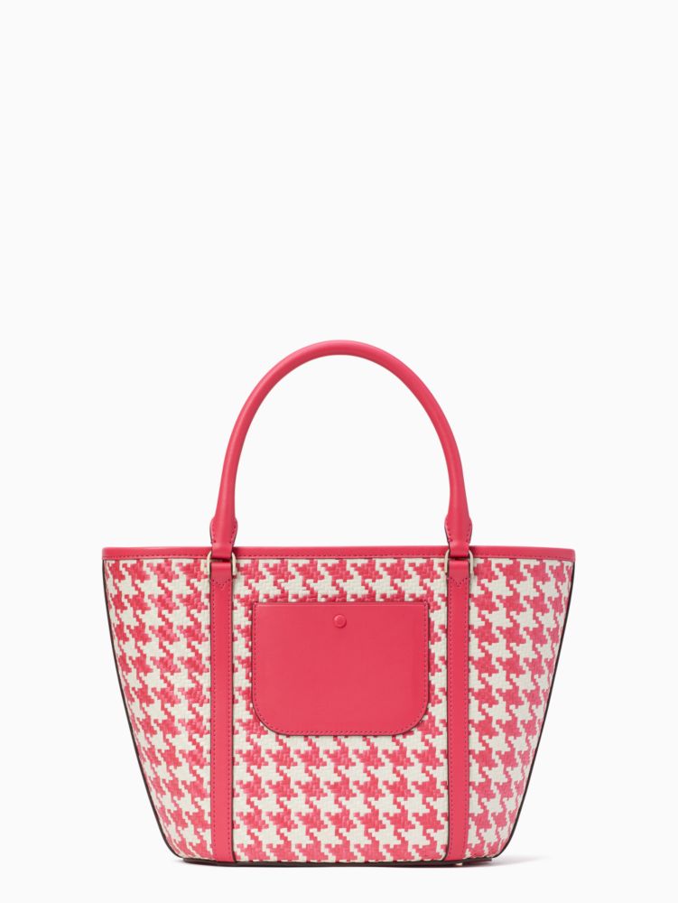 PRE Order) KATE SPADE Cruise Woven Houndstooth Medium Tote