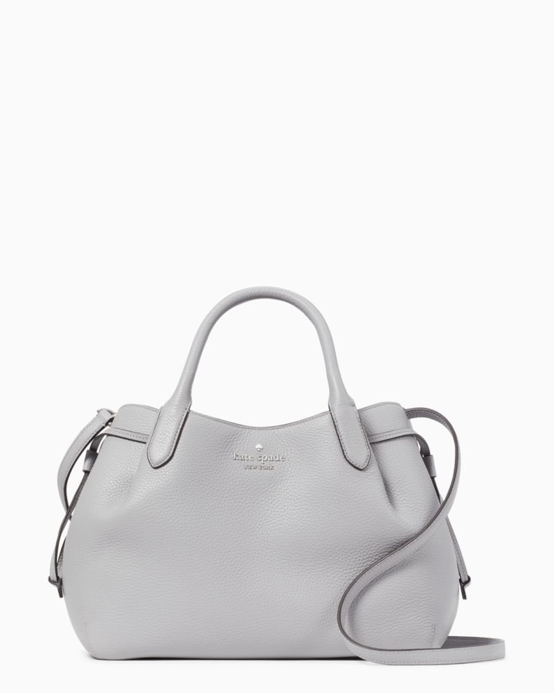 Grey satchel handbag online