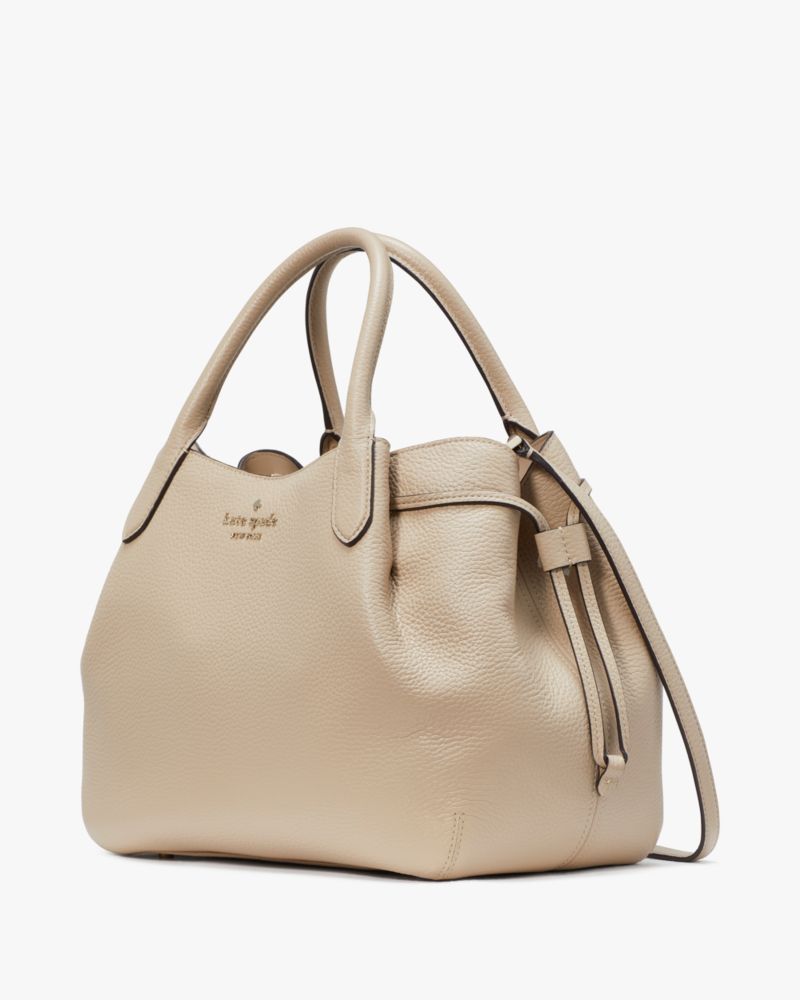 Kate Spade,dumpling large satchel,Light Sand